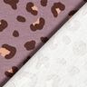 French Terry Leoprint – lila,  thumbnail number 4