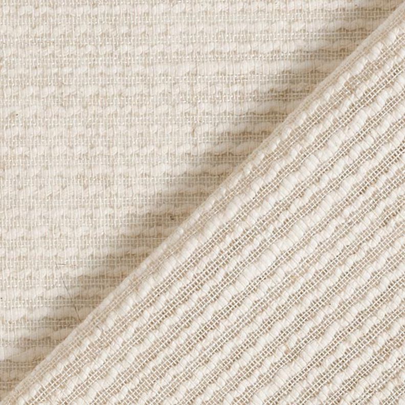 Gardinenstoff eingewebte Struktur 300 cm – hellbeige,  image number 3