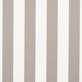 Outdoorstoff Canvas Blockstreifen – seidengrau/elfenbein, 