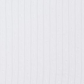 Chiffon Dobby Metallic Nadelstreifen – weiss/silber metallic, 