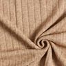 Strickstoff Ajour edle Glitzerstreifen – hellbraun,  thumbnail number 3