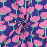 LENZING™ ECOVERO™ Viskosestoff Poppies | Nerida Hansen – marineblau/pink,  thumbnail number 3