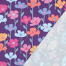 French Terry Sommersweat bunte Blumen | Poppy Fabrics – rotlila,  thumbnail number 4