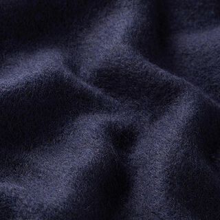 Walkstoff Woll-Mix Uni – nachtblau, 