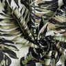 Viskose-Leinen-Mix Monstera Digitaldruck – nebelgrau/hellkhaki,  thumbnail number 3