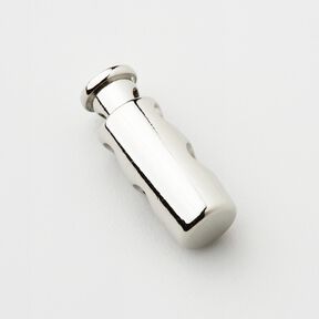 Kordelstopper Metall [Durchlass: 3 mm] – silber metallic, 
