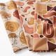 Dekostoff Jacquard Retro Formen recycelt – dunkelaltrosa/natur,  thumbnail number 5