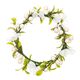 Deko Blumenkranz mit Beeren [Ø 10 cm/ 16 cm] – weiss/grün,  thumbnail number 1
