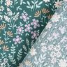 Beschichtete Baumwolle bunte Blumenwiese – blautanne/flieder,  thumbnail number 5