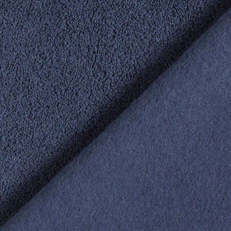 Baumwolle Sweat Terry Fleece – marineblau,  image number 3