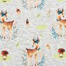 Alpenfleece romantisches Reh – silbergrau/natur,  thumbnail number 1