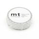 Washi Tape Punkte 1 – weiss/silber | Masking Tape,  thumbnail number 2