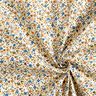 Baumwollstoff Cretonne verstreute Blüten – hellbeige/hellbraun,  thumbnail number 3