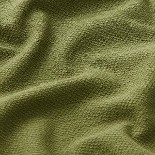 Baumwoll Piqué Uni – oliv, 