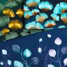 Baumwolljersey Ginkgo | Glitzerpüppi – dunkelgrün/altgold,  thumbnail number 6