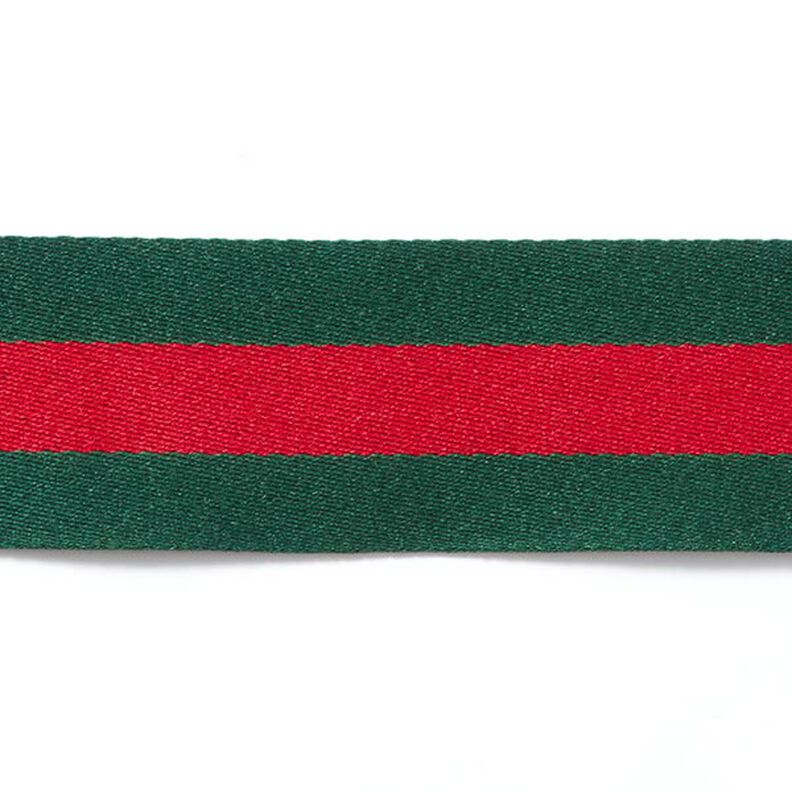 Webband Streifen [40 mm] – grün/rot,  image number 1
