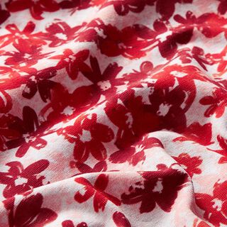 GOTS Baumwolljersey Schmetterlinge & Blumen | Tula – rosa, 