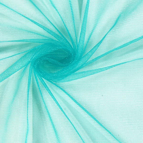 Schimmer-Tüll – türkis | Reststück 100cm