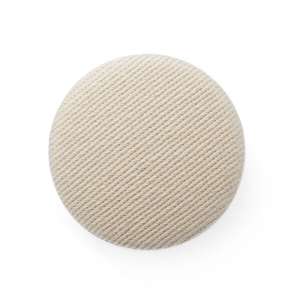 Bezogener Knopf, Baumwollköper Stretch 11 - beige, image number 1