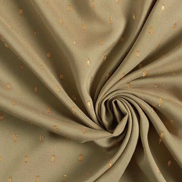 Viskosestoff Glitzertropfen – helloliv | Reststück 100cm