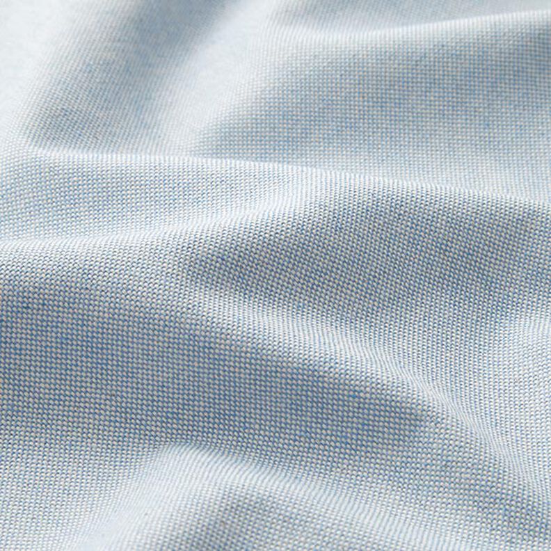 Dekostoff Halbpanama Chambray recycelt – hellblau/natur,  image number 2