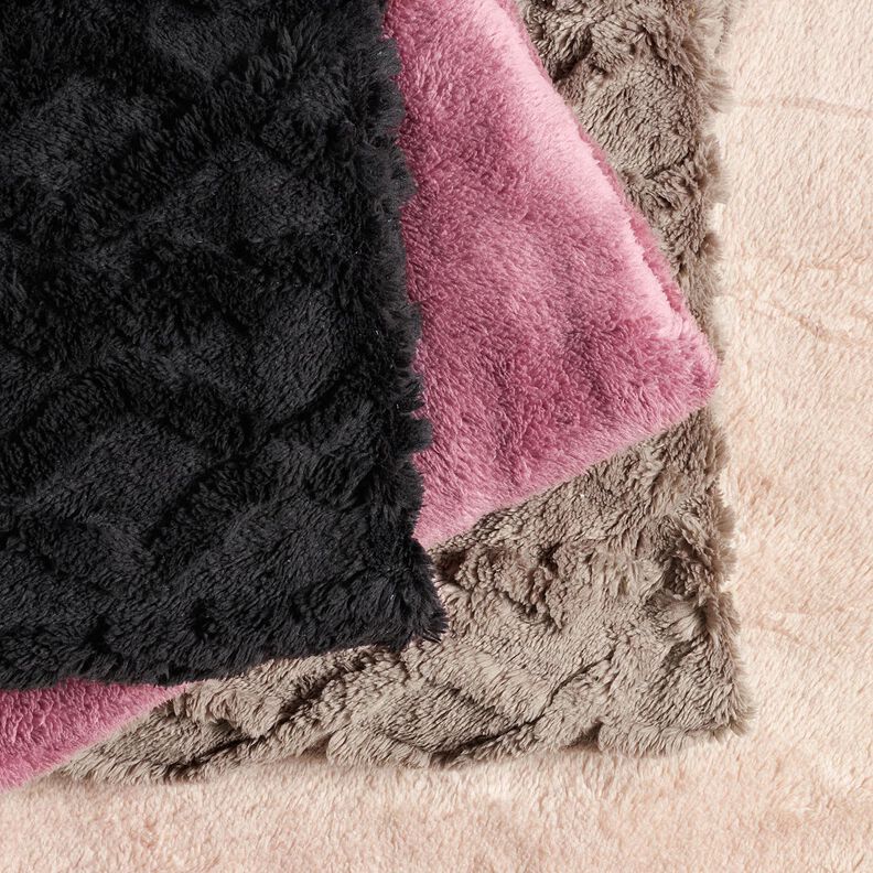 Kunstfell Diamanten – taupe, image number 5