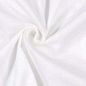 Popeline Stoff Stretch – weiss, 