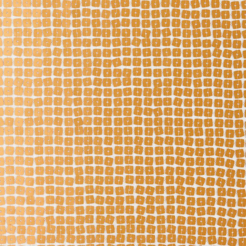 Paillettenstoff Quadrate – gold metallic,  image number 1