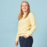 Bündchenstoff Uni – vanillegelb,  thumbnail number 6
