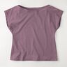 Baumwolljersey Medium Uni – aubergine | Reststück 90cm,  thumbnail number 8