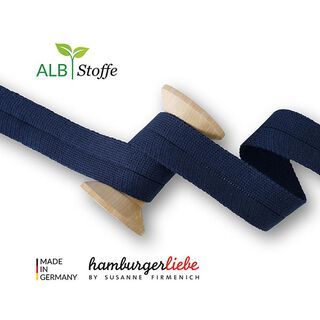 Bio Einfassband Edge Me [ 3,2 cm ] | Albstoffe – marineblau, 