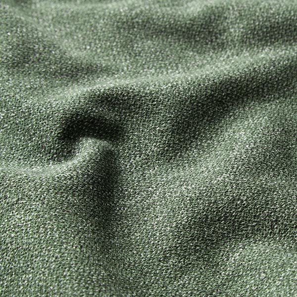 Polsterstoff Melange Gemma – dunkelgrün | Reststück 100cm