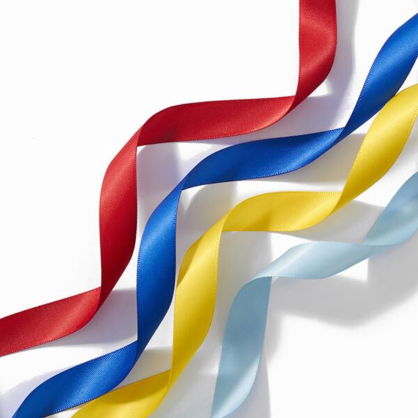 Satinband uni – gelb, image number 3