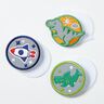 Reflektor Patches Klett 3er Pack – grün/indigo,  thumbnail number 2
