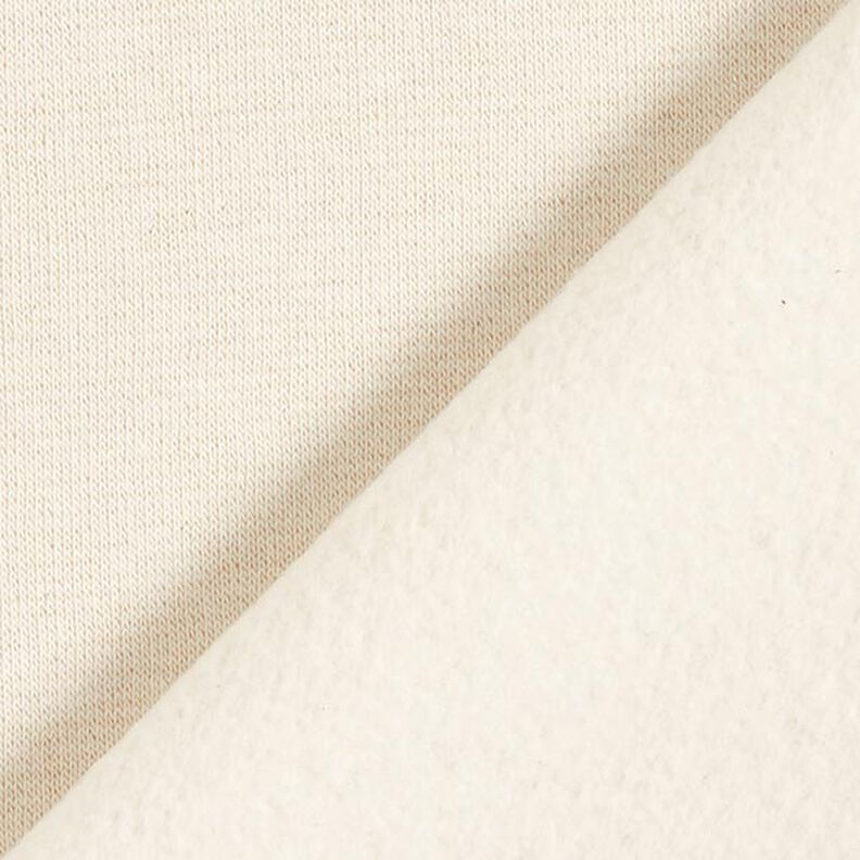 Sweatshirt angeraut uni Lurex – wollweiss/gold,  image number 4