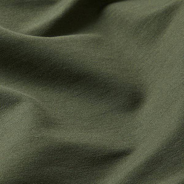Hochelastischer Hosenstretch Uni – khaki | Reststück 50cm