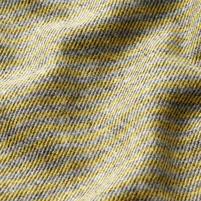 Hosenstoff Streifen – gelb/grau, image number 2