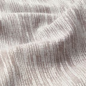 Dekostoff Jacquard abstraktes Gewebe recycelt – seidengrau, 