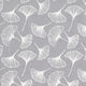 Baumwollstoff Cretonne Ginkgo – grau,  thumbnail number 1