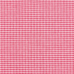 Baumwollstoff Vichykaro 0,2 cm – rot/weiss, 