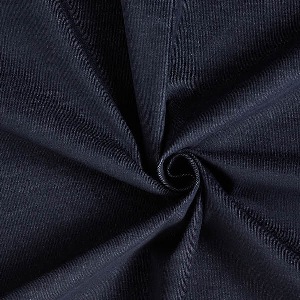 Stretch-Feincord Jeans-Look – marineblau | Reststück 50cm