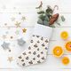 Baumwollstoff Popeline spitze Weihnachtskugeln – weiss/gold,  thumbnail number 6