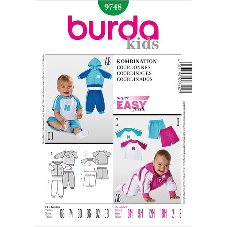 Kombination | Burda 9748 | 68-98,  image number 1