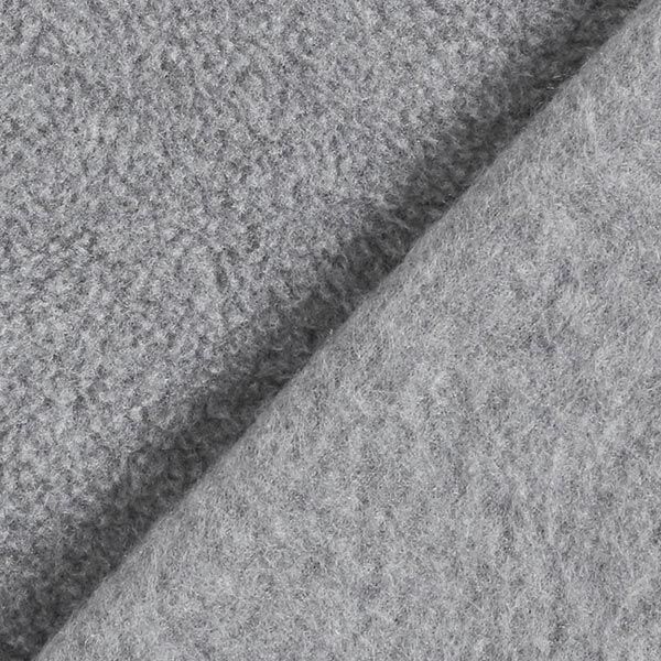 Antipilling Fleece Melange – grau | Reststück 90cm