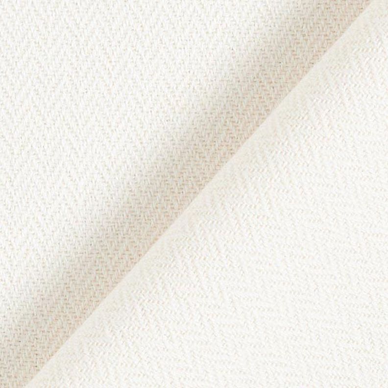 Dekostoff Jacquard dezentes Chevron – wollweiss,  image number 3