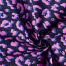 Beschichtete Baumwolle abstraktes Leo | Poppy Fabrics – nachtblau/pink,  thumbnail number 3
