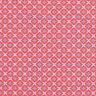 Baumwollstoff Cretonne kleines Fliesenmuster – pink/hummer,  thumbnail number 1