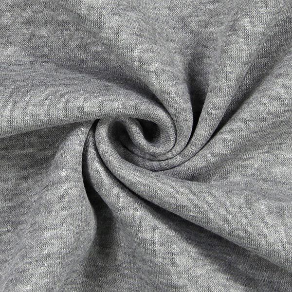 Sweatshirt Angeraut – hellgrau | Reststück 100cm
