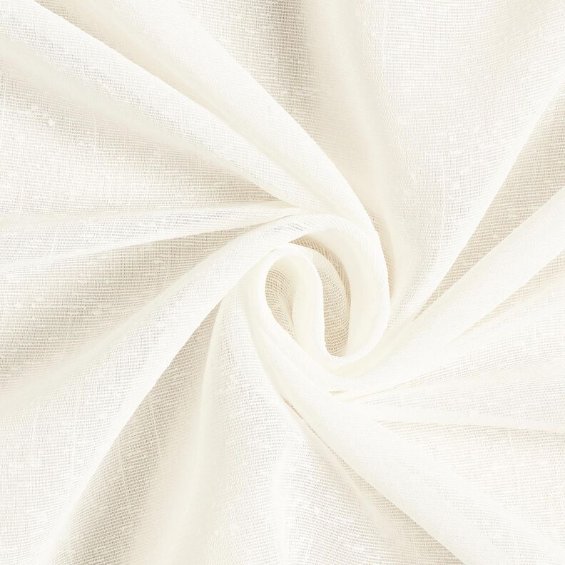 Gardinenstoff 300cm leichte Struktur &ndash; weiss,  image number 1