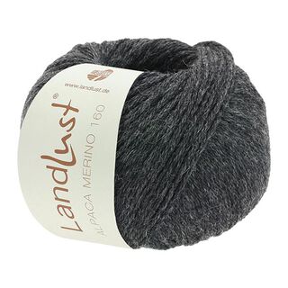 LANDLUST Alpaca Merino 160, 50g | Lana Grossa – anthrazit, 